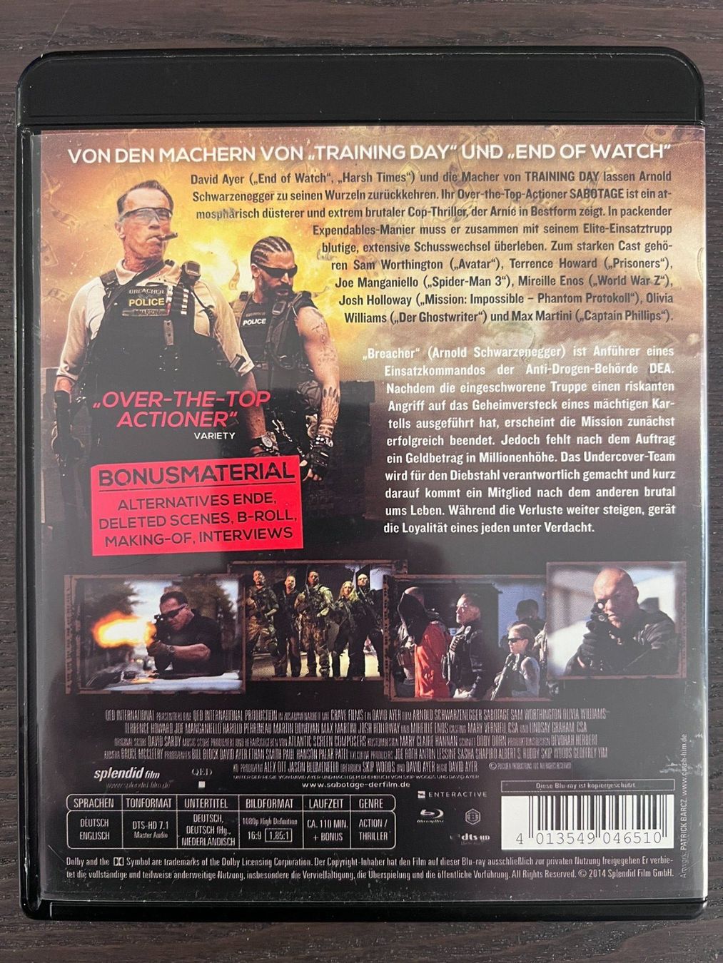 Tutti i DVDs: Sabotage – Usato da Zürich venduto da Blu-ray_ZH 1