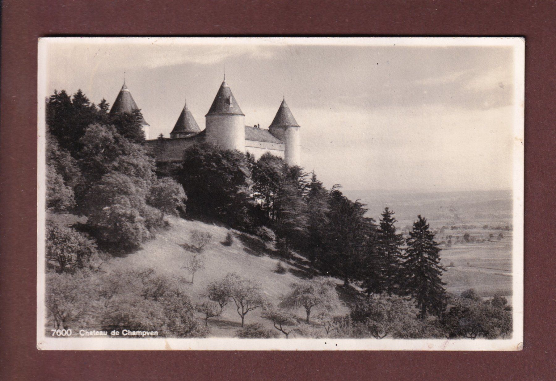 Cartoline postali: Château de CHAMPVENT - 1931 – Usato da Pully venduto da nicecards-shop