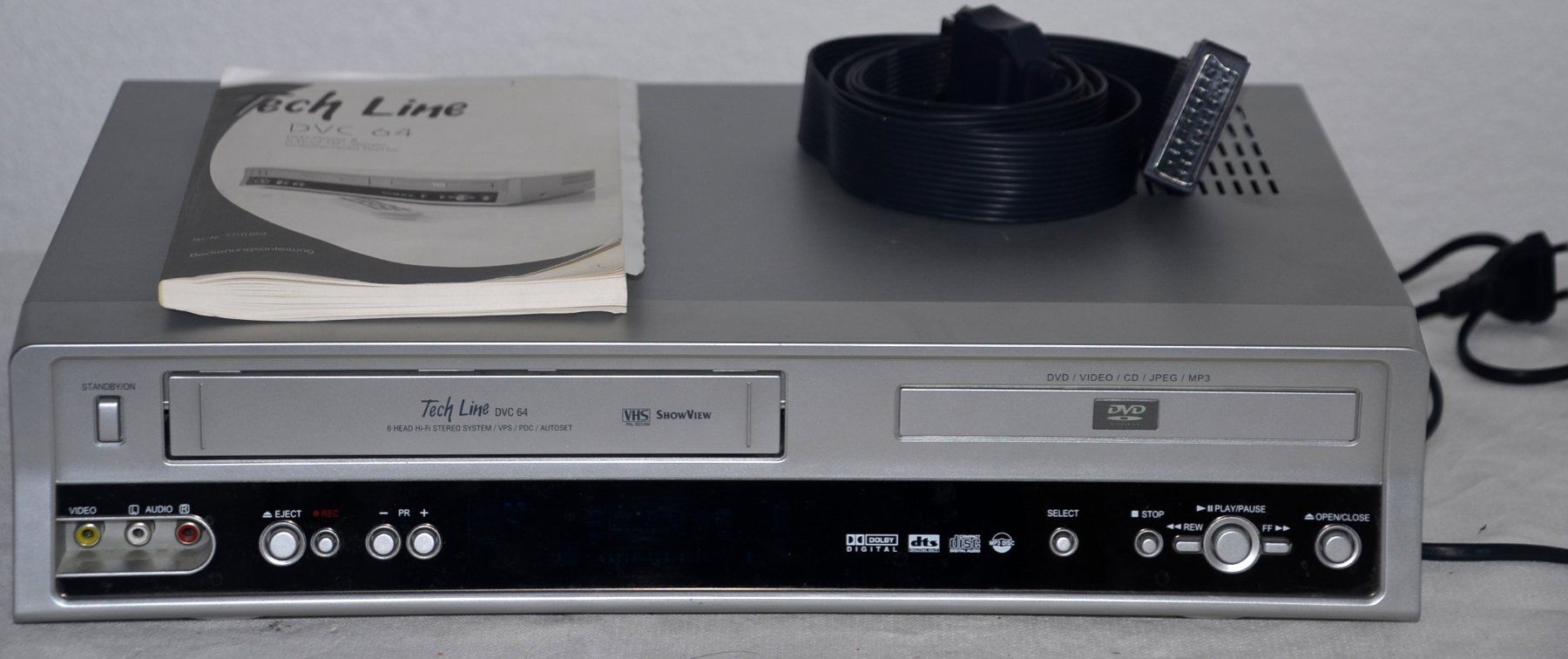 Registratori: Videorecorder VHS Techline DVC64 magnétoscope – Usato da Collonges venduto da arashee