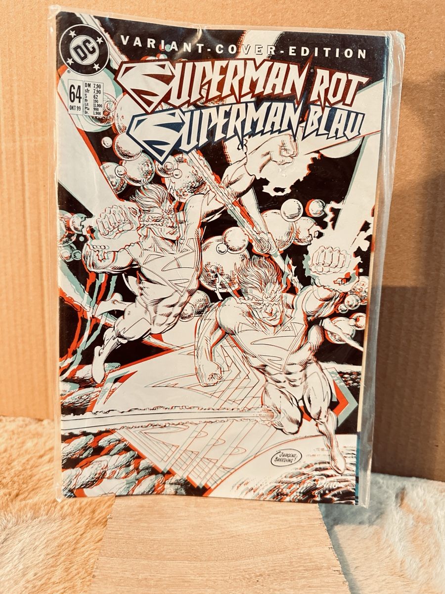 Fumetti: Superman Rot Superman Blau 64 Comic Variant Cover Edition – Usato da Hägendorf venduto da tyl_kzs2