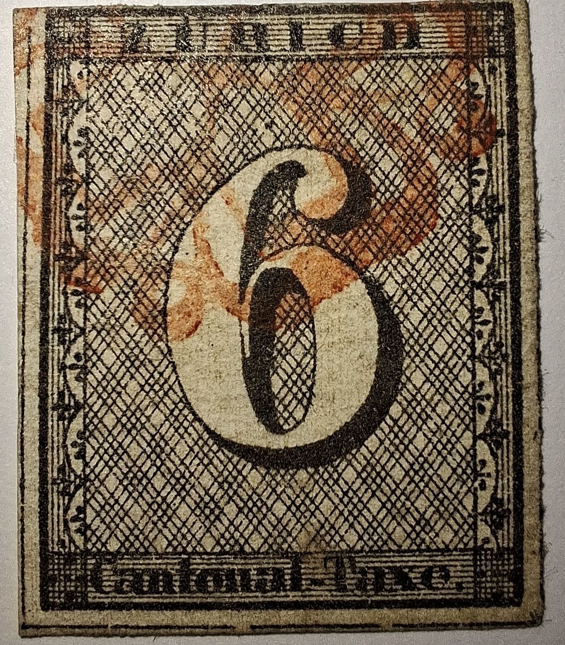 Tutti i francobolli: 2S Feld 18 Mit Attest Kat. 2500.- + Att  – Usato da Balgach venduto da SIMEON27