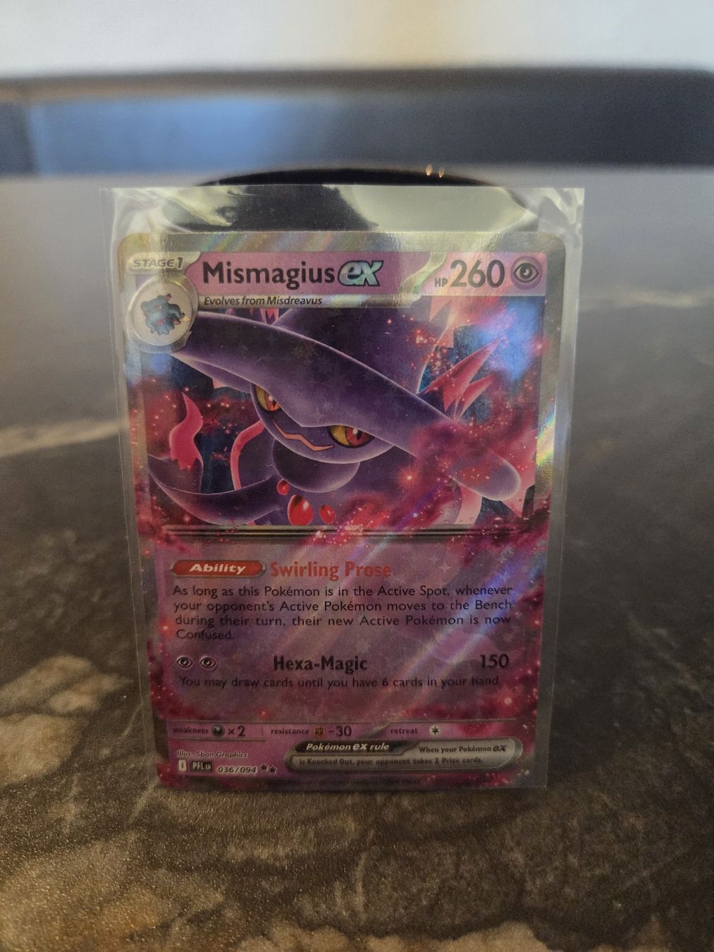 Pokémon Sammelbilder & Trading cards: Mismagius EX Karte  – Neu (gemäss Beschreibung) aus Zufikon von Houdiboudi
