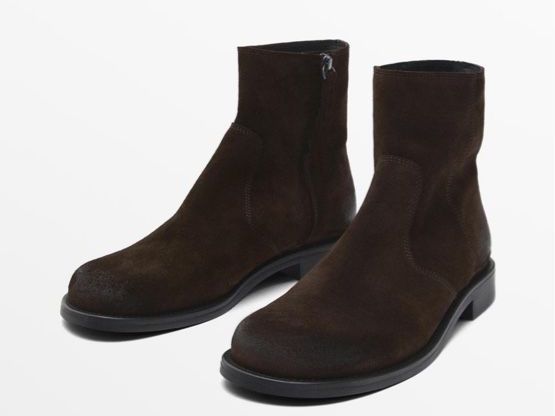 Massimo Dutti Scarpe da donna: Neu Massimo Dutti Wildleder Stiefelette Braun Gr.39 – Nuovo e nell'imballaggio originale da Zumikon venduto da Valeri79