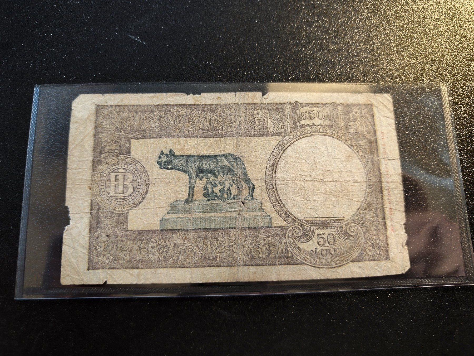 Banconote: Italia Banknote - 50 Lire – Usato da Mendrisio venduto da Dee-11 1