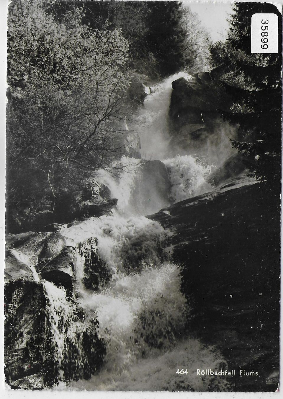 Cartoline postali: Röllbachfall Flums – Usato da Ettingen venduto da Kartenplanet