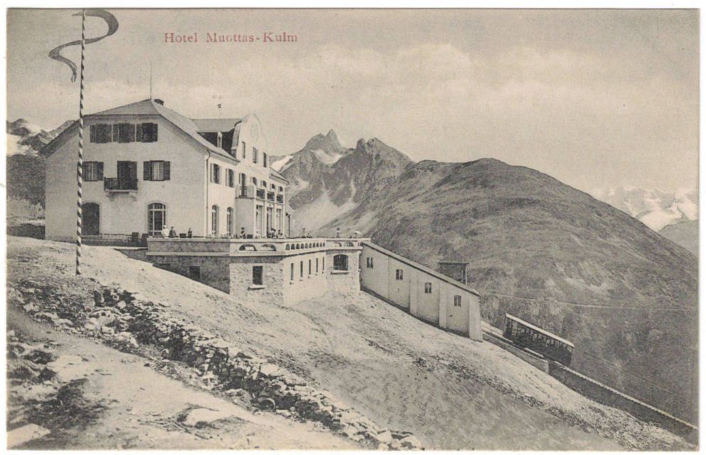 Ansichtskarten: St. Moritz - Standseilbahn Muottas Muragl – Gebraucht aus Binningen von Mountainrider