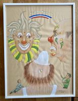 Clownbild handgemalt