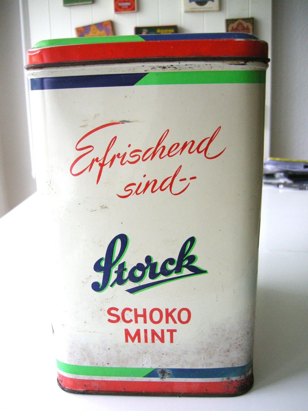 Pots: antike Blechdose Storck Schoko Mint – D'occasion à Luzern par chf_zvb8 2
