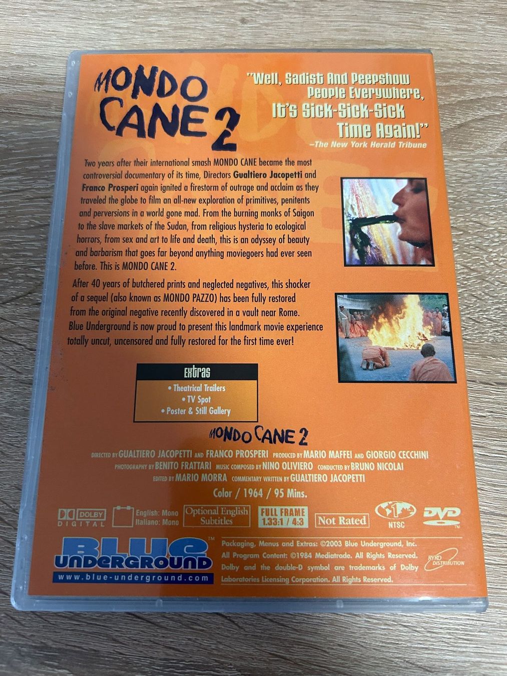 Tutti i DVDs: Mondo Cane 2 - DVD Doku 1964 englisch Code 1 USA DVD – Usato da Gasel venduto da doctor_doak 1