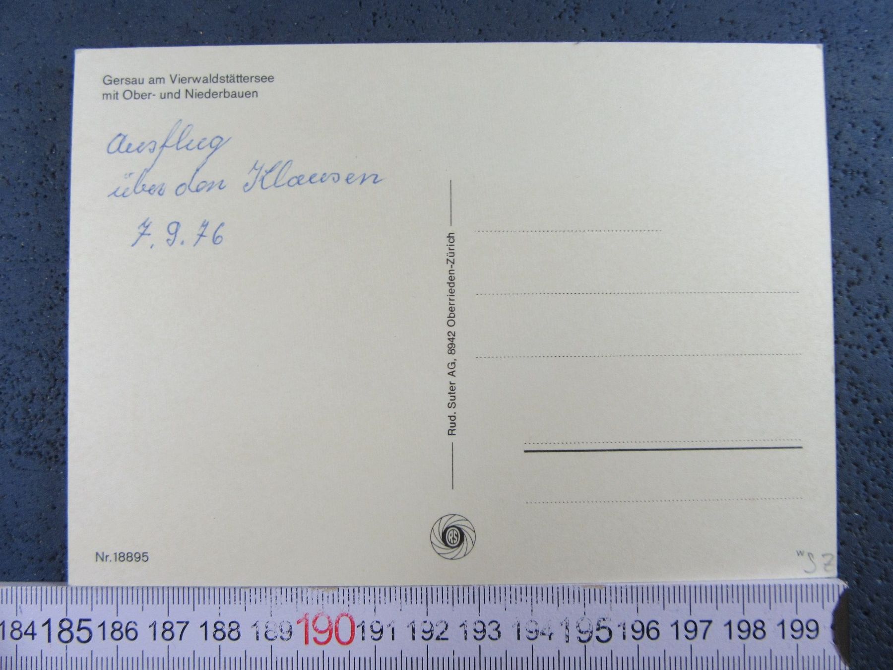 Cartes postales: GERSAU SZ AK 1976 – D'occasion à Ettingen par Hausi4711 1