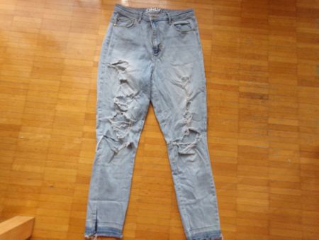 Damen Jeans blau zerrissen  Gr. Ca L  ONLY