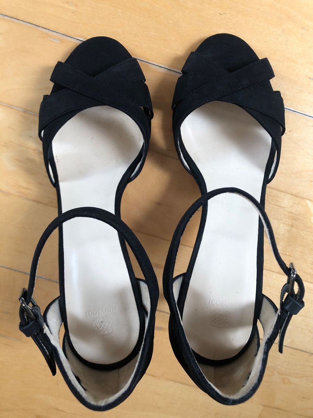 Navyboot Damenschuhe: Sandaletten Navyboot schwarz Absatzschuh – Neu (gemäss Beschreibung) aus Arlesheim von leyRum4.5