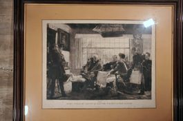 Druckgrafik "Blücher bei Genappes"