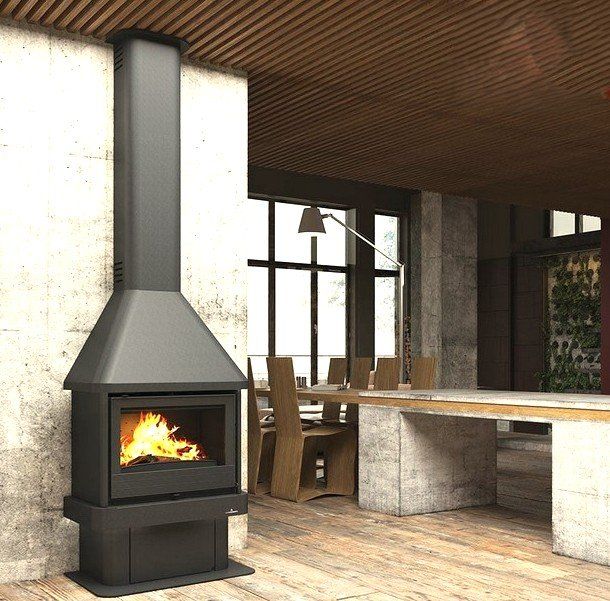 Cheminée: Cheminée à bois Lisboa Vision Frontale – Neu und originalverpackt aus Martigny von ShowroomXL