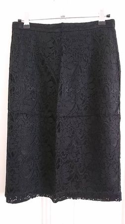 Jupe noire et dentelle Trussardi