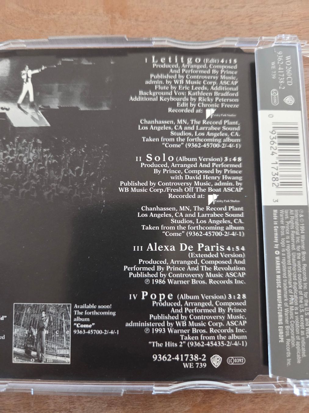 CDs: Prince - Letitgo - CD – Gebraucht aus Olten von clayrout 1