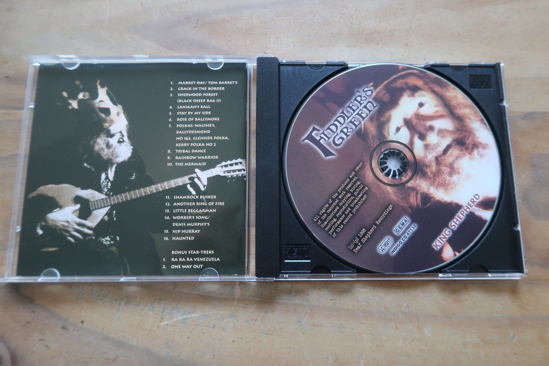 CD: FIDDLER'S GREEN - KING SHEPHERD - CD – Usato da Basel venduto da Patiscat 3