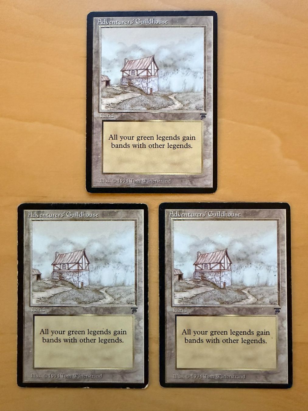 Magic The Gathering Carte collezionabili: 3x Adventurers Guildhouse // Legends // Magic The Gathering – Usato da Binz venduto da Tempelritter