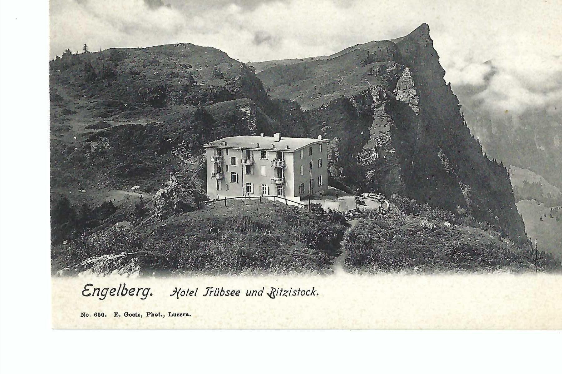 Cartoline postali: Engelberg OW, Hotel Trübsee, Bitzistock – Usato da Thun venduto da 44wart