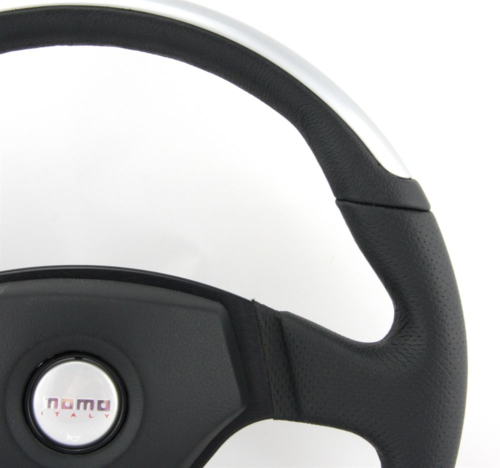 Tutti pezzi di ricambio auto: Momo Leder Sportlenkrad Driver 350mm sch – Nuovo e nell'imballaggio originale da Moers venduto da BMS-Racing 2