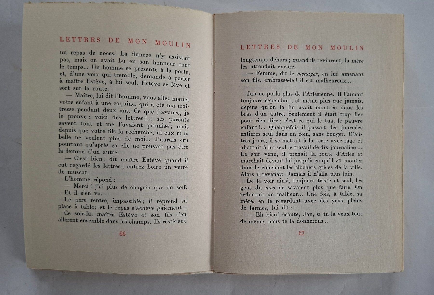 Libri: Alphonse Daudet, Lettres de mon Moulin, Lithographie – Usato da Opfikon venduto da Diversamente 5