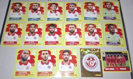 Panini Fifa World Cup 2026 - Tunisia Team - 17 stickers