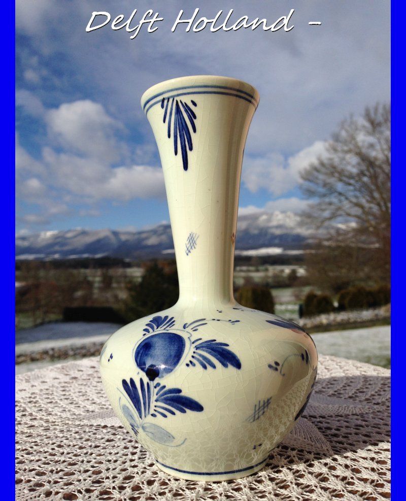 Vasen & Gefässe: DELFT  HOLLAND  BLUMENVASE  KERAMIK – Gebraucht aus Subingen von ArtBead 3