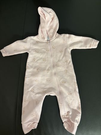 Hugo BoSS Baby Overall, 9MRosa mit Blumenmuster