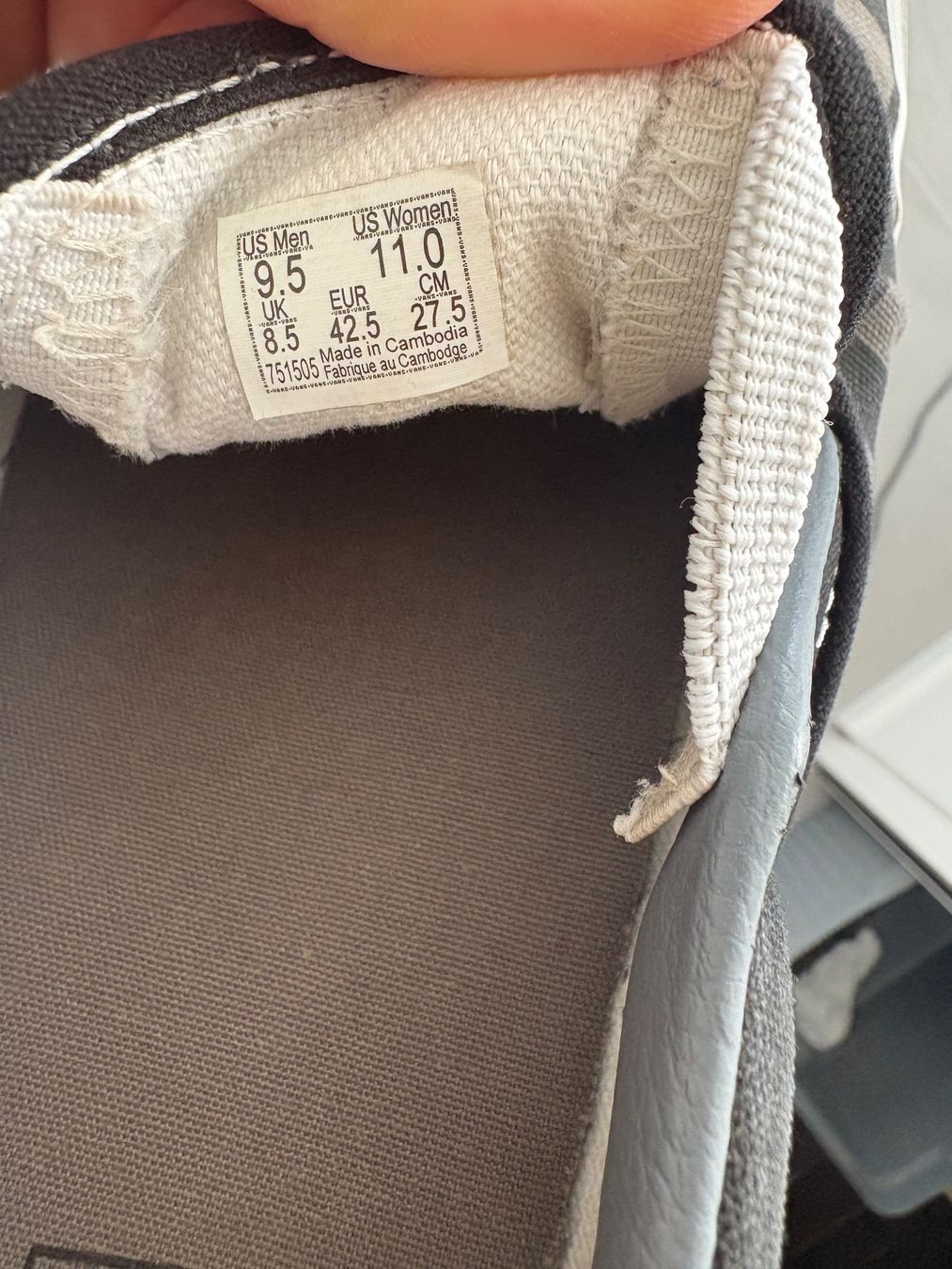 Vans Scarpe da uomo: Vans Slip on – Usato da Tenero venduto da gsm1108 4