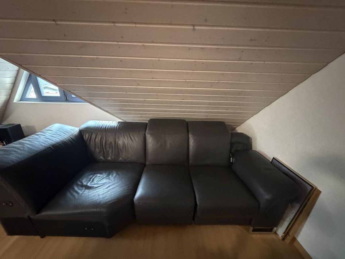 Divani: Ledersofa dunkelgrau – Usato da Stäfa venduto da Cooper82 1