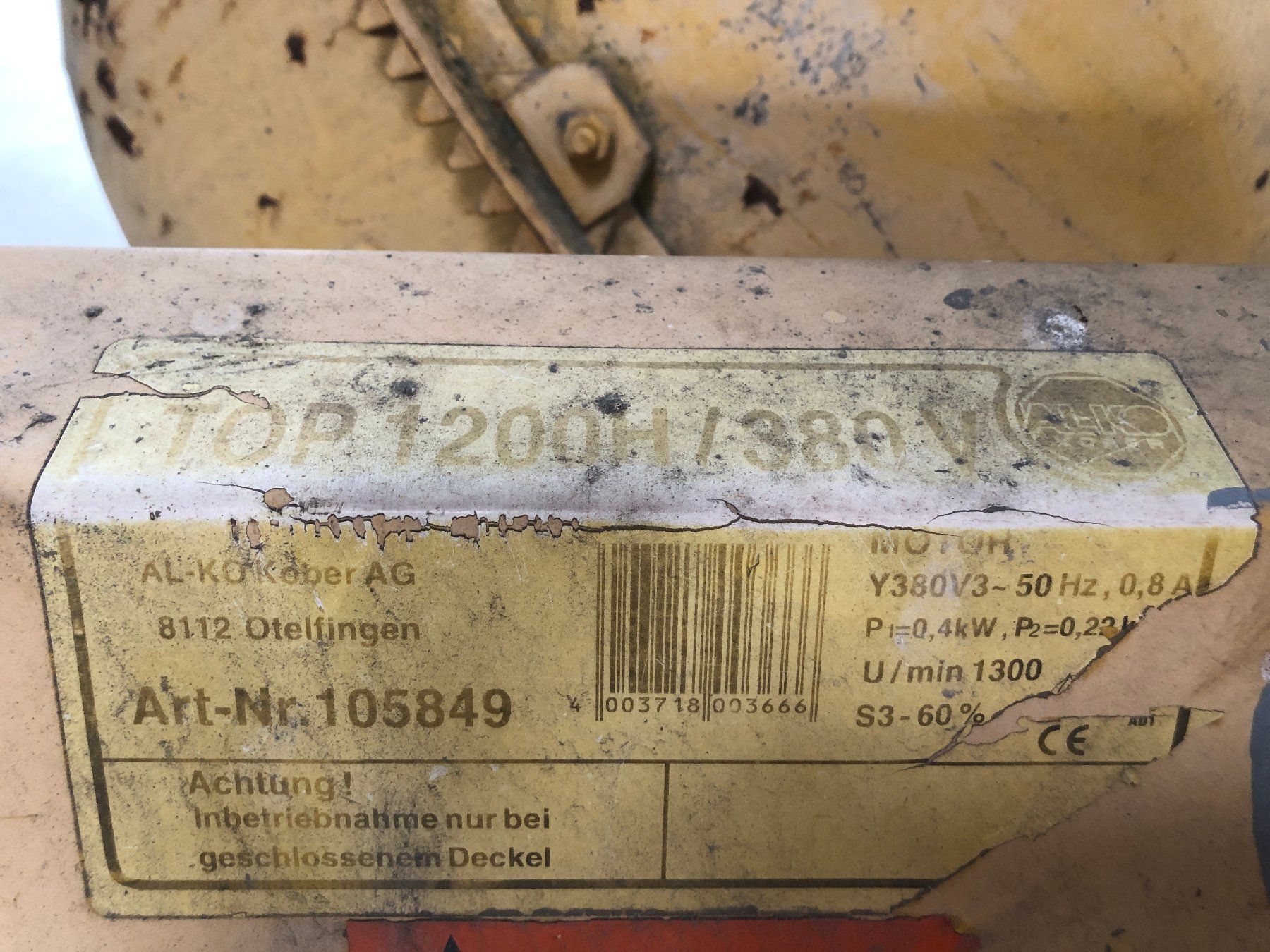 Tutte le macchine: Betonmischer – Difettoso da Gelterkinden venduto da Kabrila 4