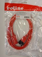 Roline Apparate-Verbindungskabel Rot 1.8m