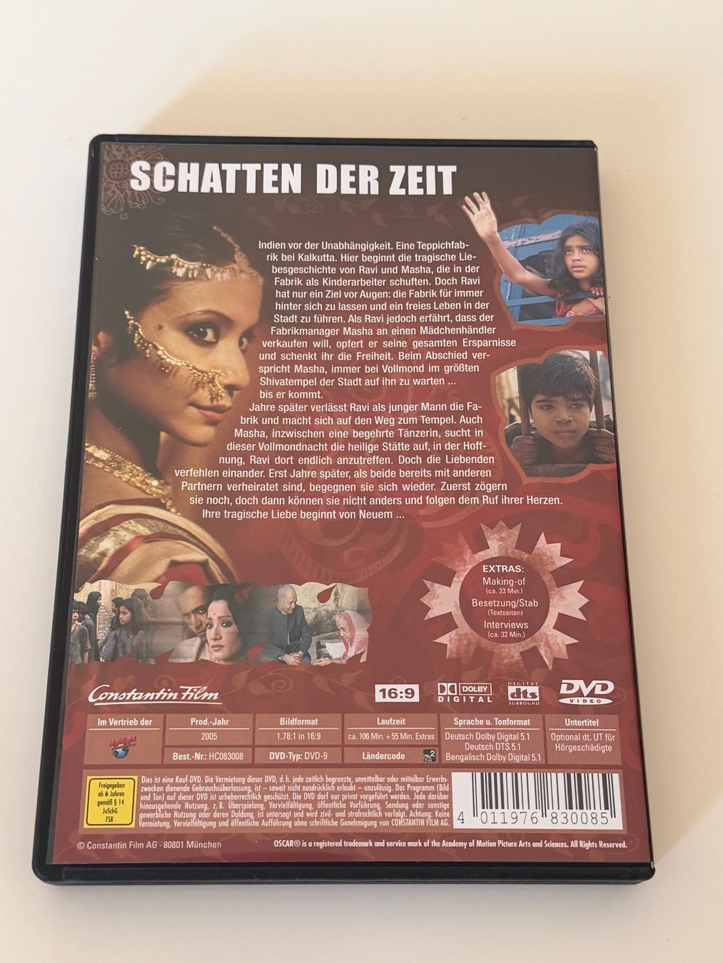 Tutti i DVDs: Schatten der Zeit DVD – Usato da Altstätten SG venduto da sheamus 1