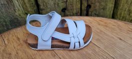 DENO Echtleder Sandalen 23 Neu Weis(254)
