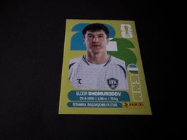 Panini Sticker FIFA Fussball WM 2026 Eldor Shomurodov UZB 16
