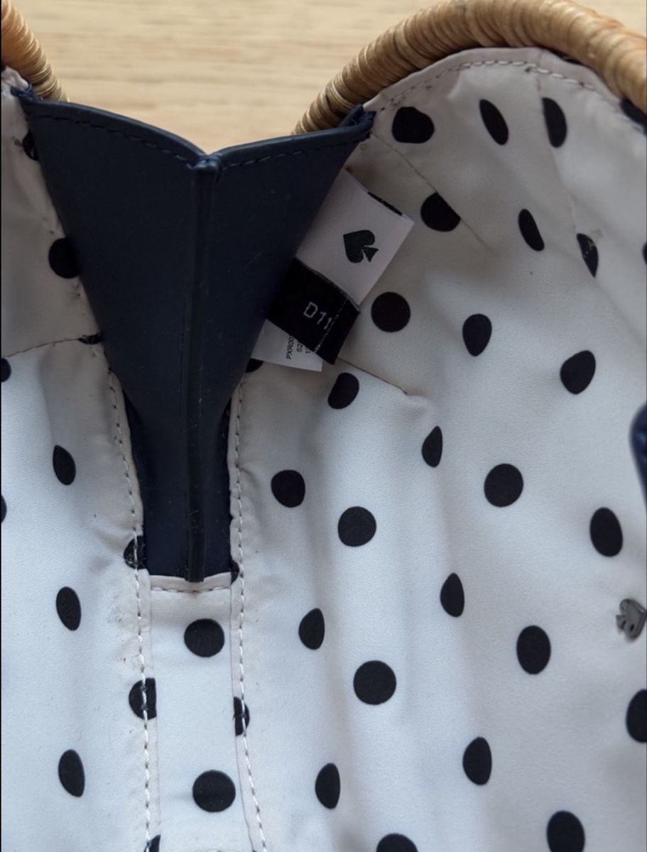 Kate Spade Borse da donna: Kate Spade Crab Bag, Leather & Rafia – Nuovo (secondo la descrizione) da Zürich venduto da saashaa 1