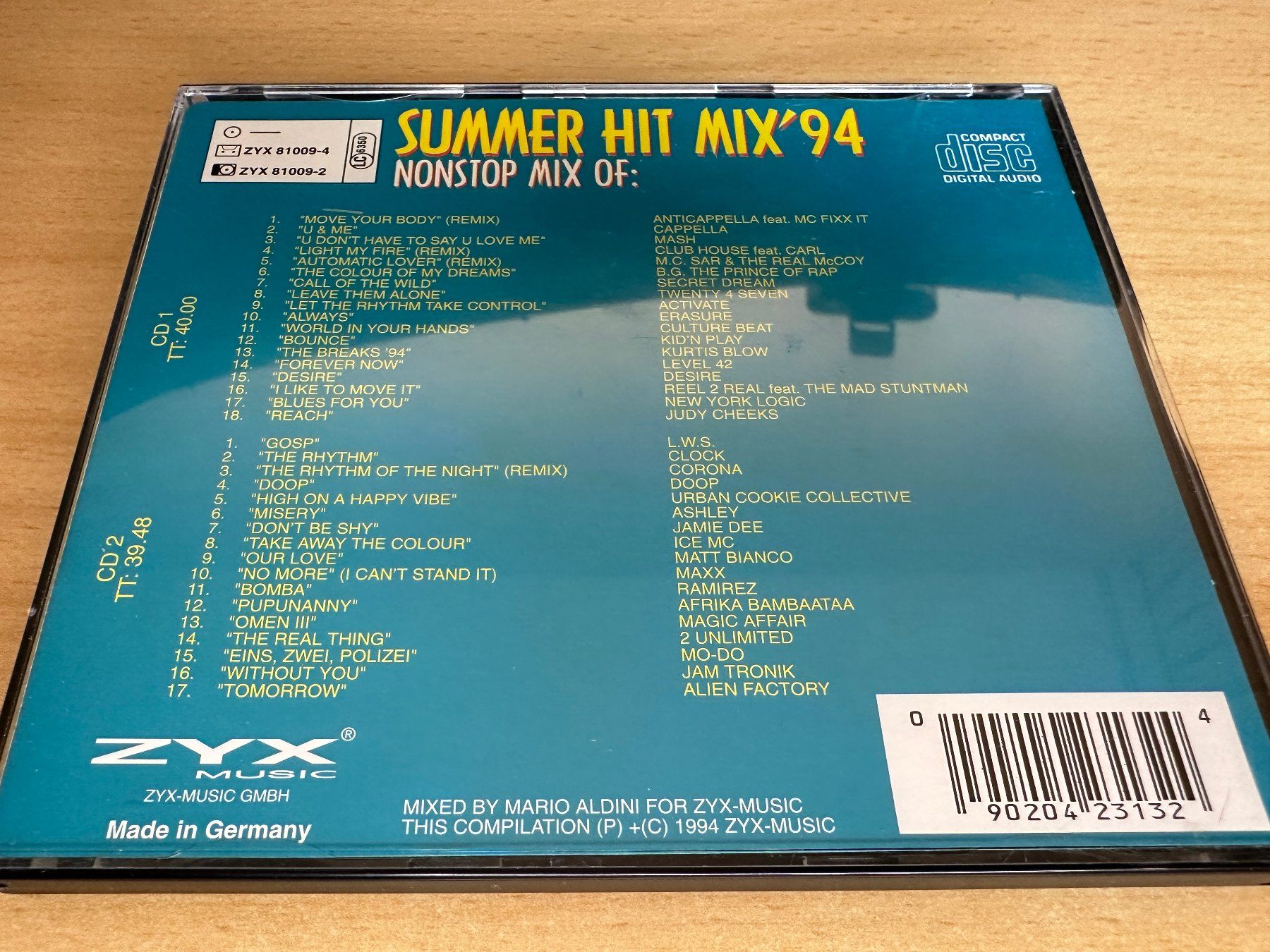 CDs: Various – Summer Hit Mix '94 - 2 CD – Gebraucht aus Rikon im Tösstal von Alpenmutz 1