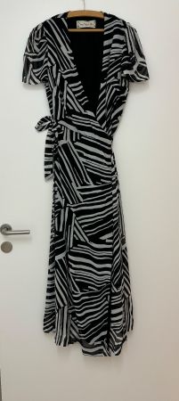 Wickel-Abendkleid 70er Jahren (Made in Paris)