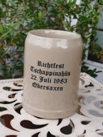 Sammlerkrug Richtfest Tschappinahüs Obersaxen 22.7.1983