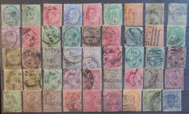 Indien British Lot mit alten Werten I