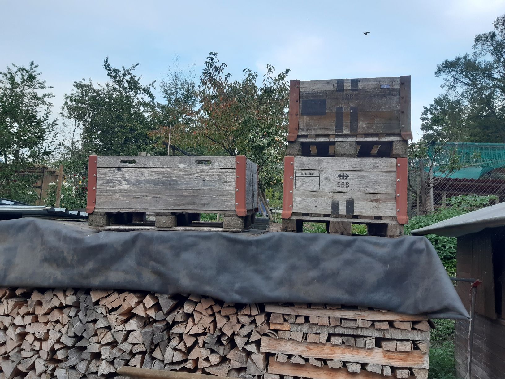 Paletten: Palettrahmen mit Palette – Gebraucht aus Ramersberg von Subski300 1