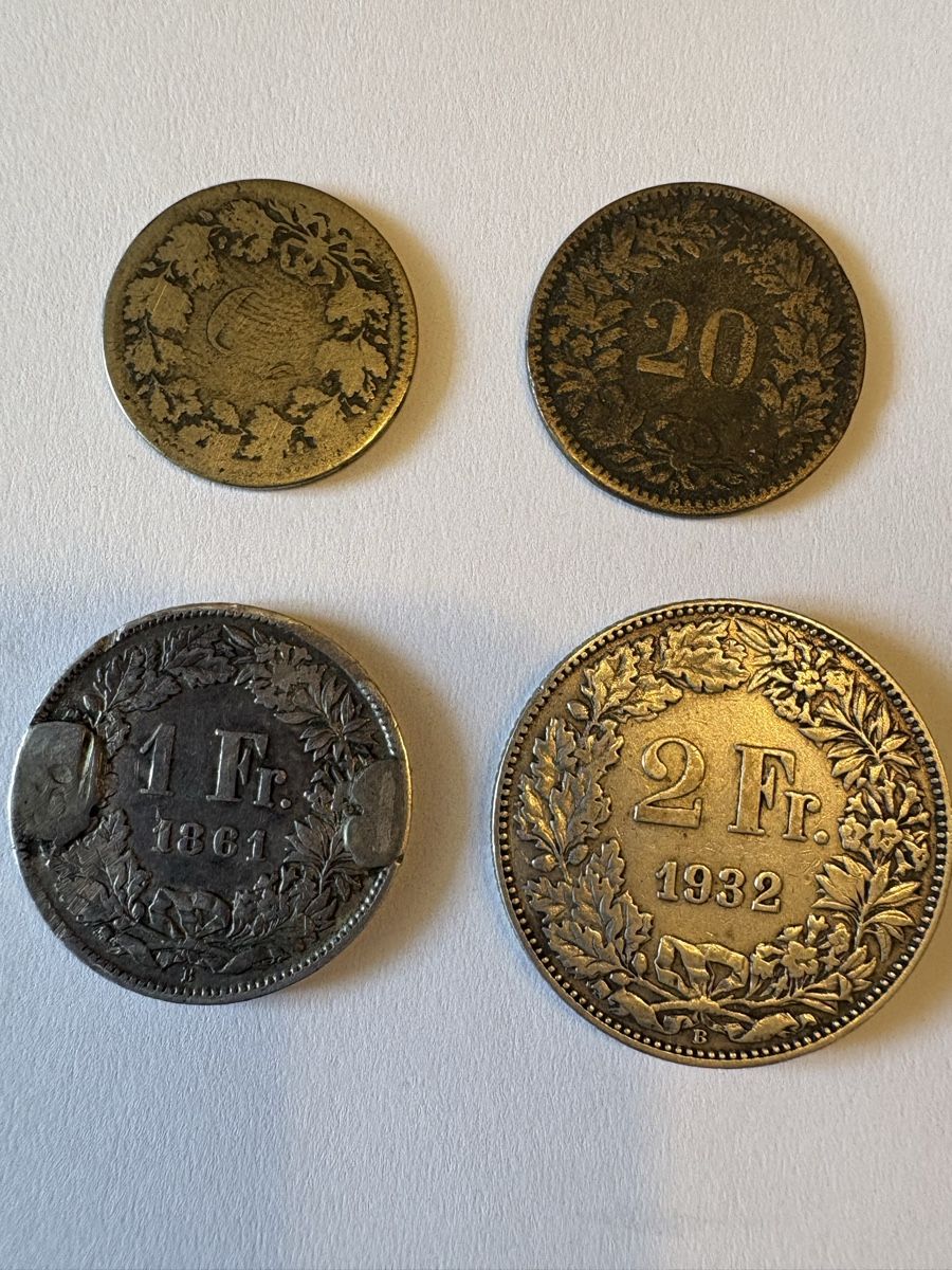Tutti le monete: Alte Munze 4 Lot – Usato da Murten venduto da Tzaugg 1