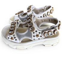 Gucci Aguru crystal sandals 