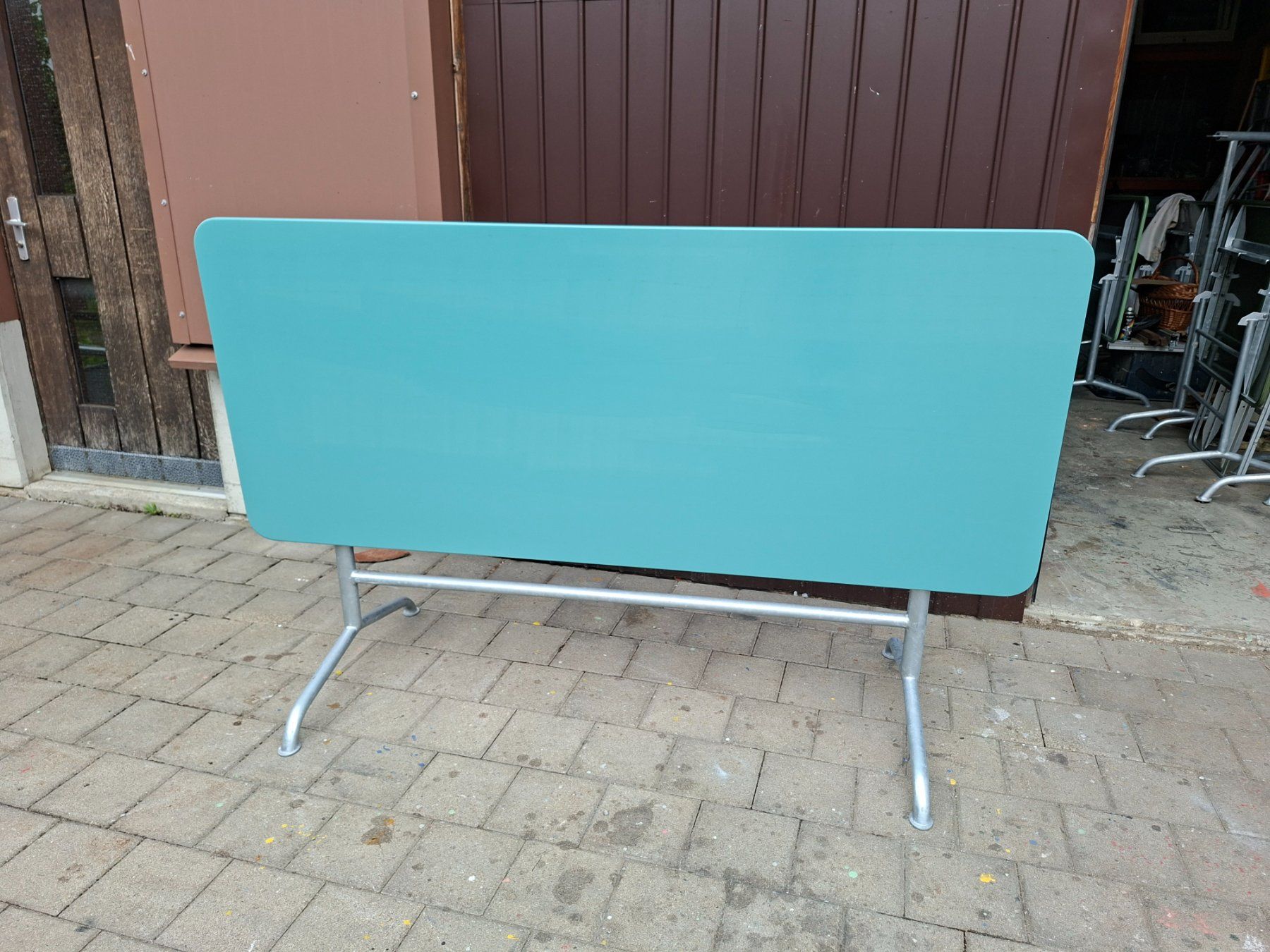 Tische: Klapbare Gartentisch  180cm aus Metal – Gebraucht aus Schaffhausen von meteor7 4