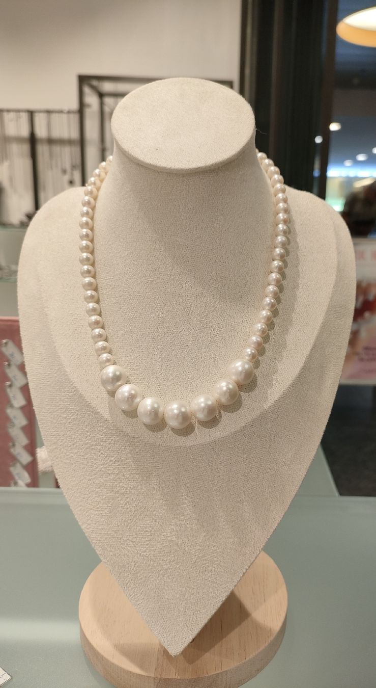 Catenine: Süsswasserperlen Kette AAA Qualität – Nuovo e nell'imballaggio originale da Bern venduto da Lidia.5