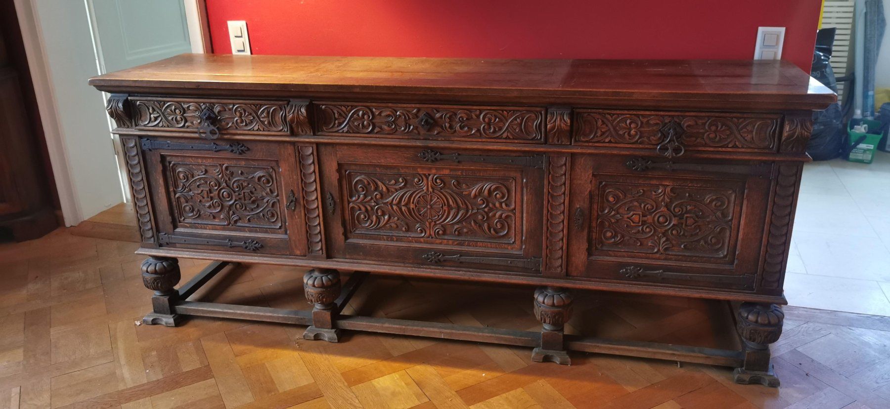 Credenze: Buffet Eiche, Belgien ca. 1930 – Usato da Arbon venduto da jue_9dcw 1