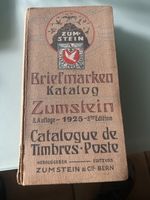 Briefmarken Katalog Zumstein, 1925, 8. Auflage, top!