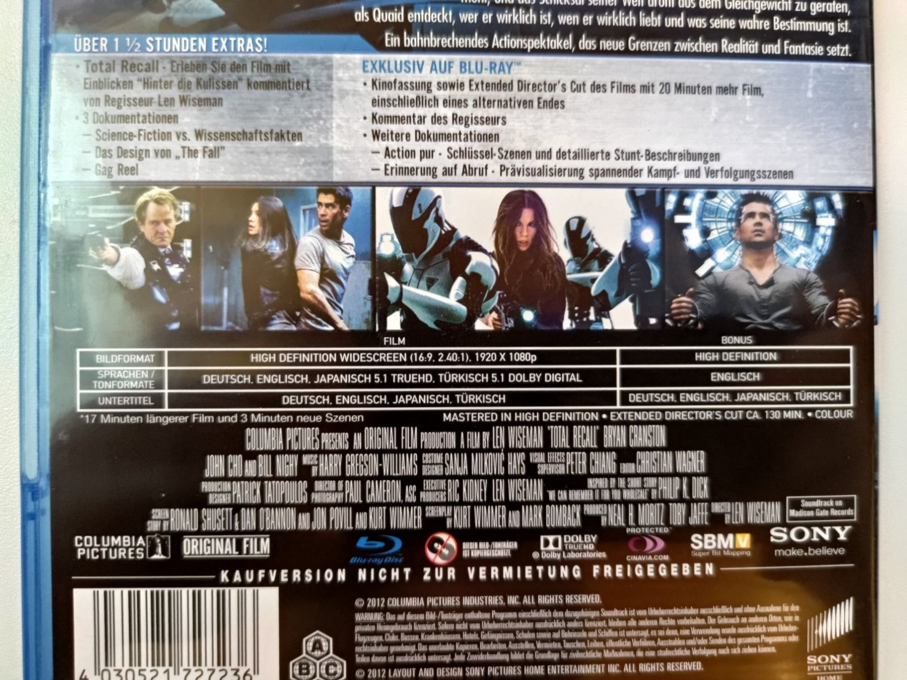 Tutti i DVDs: Total Recall – Usato da Liestal venduto da Kratzilla 3