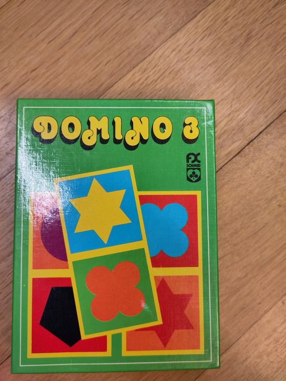 Karten- Domino Formen F.X. Schmid ab 3 Jahren nostalgisch (Gebraucht