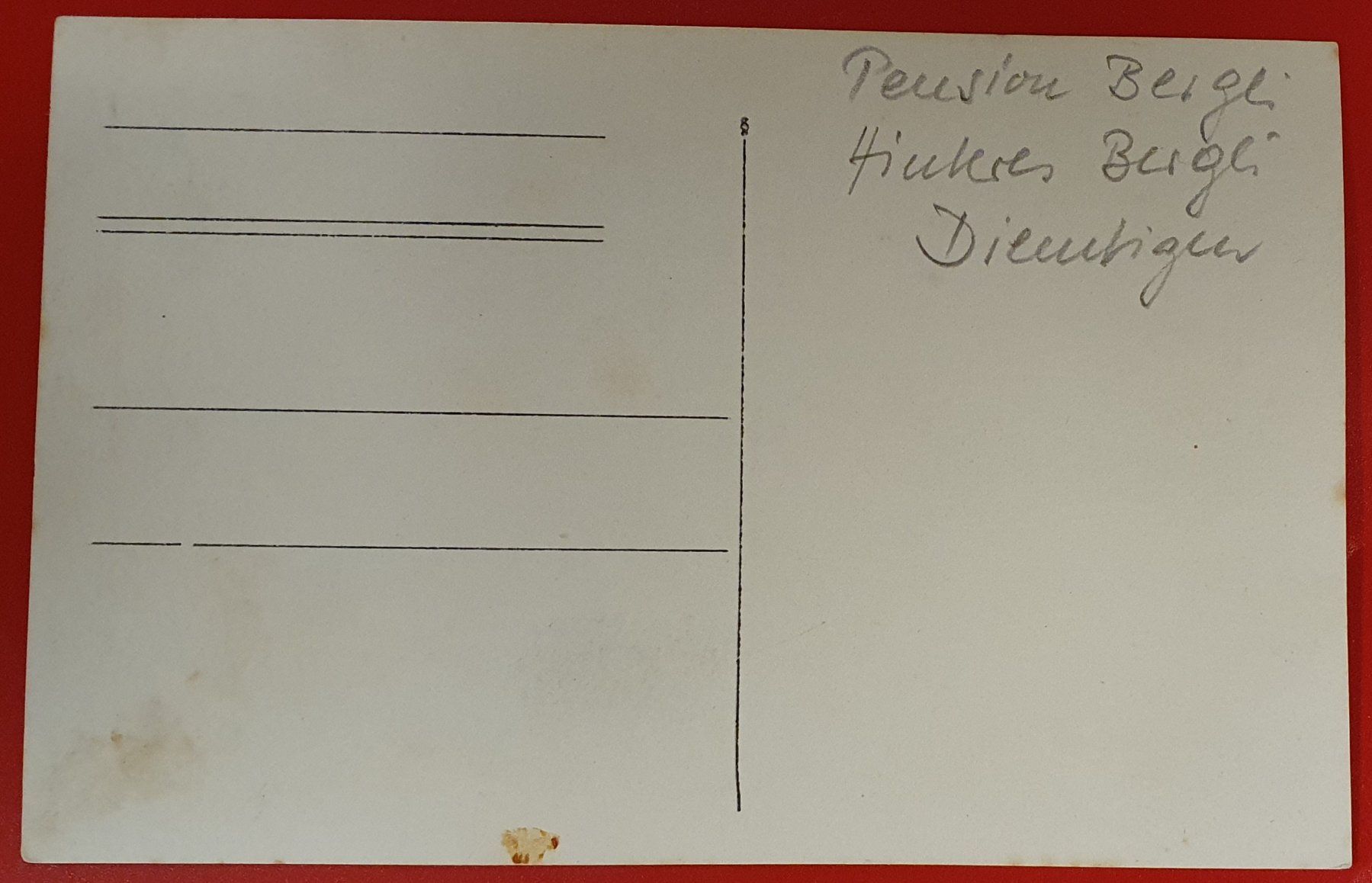 Cartoline postali: Pension Bergli - Diemtigen – Usato da Kreuzlingen venduto da Rschweiz1 1
